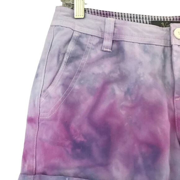 Ice Tie Dyed Watercolor Shorts Size Small Sz 4 - Picture 2 of 4